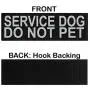 Doggie Stylz Set of 2 Reflective Service Dog DO NOT PET Removable Patches with Hook Backing for Working Dog Harnesses & Vests. Durable and Interchangeable - Comes in 3 Sizes Small, Medium and Large Doggie Stylz Set of 2 Reflective Service Dog DO NOT PET Removable Patches with Hook Backing for Working Dog Harnesses & Vests. Durable and Interchangeable - Comes in 3 Sizes Small, Medium and Large