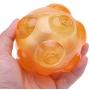 TiaoBug Set of 2 Durable Rubber Interactive Squeak Training Playing Pet Dog Balls Toy