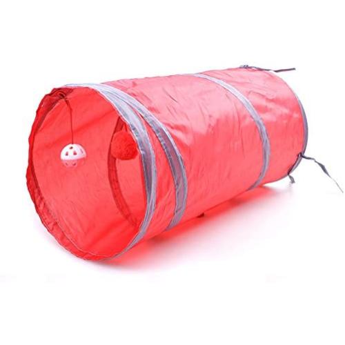 Duckart Pet Cat Play Tunnel Funny Cat Long Tunnel Kitten Play Toy with Ball