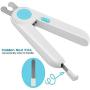 Dog Nail Clippers with Light Avoid Over-cutting, Safety Cat Claw Trimmer Cutter & Pet Toenail Polish File for Small Medium Large Animals Breed, Grooming Scissors for Puppy, Kitten, Rabbit, Bunny