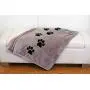 Pawprints Left by You Pet Memorial Blanket with Heartfelt Sentiment - Comforting Pet Loss/Pet Bereavement Gift (Non Personalized)