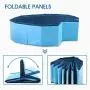 PetFere Foldable Pet Swimming Pool, Folding Kiddie Pool Pet Bathing Tub Playing Water Pond with a Pet Grooming Glove for Dogs Cats(39.4inch.D, 11.8inch.H) PetFere Foldable Pet Swimming Pool, Folding Kiddie Pool Pet Bathing Tub Playing Water Pond with a Pet Grooming Glove for Dogs Cats(39.4inch.D, 11.8inch.H)