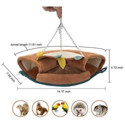 Orangdogo Small Pet Bed -Hideout Hanging Toys Cages for Guinea Pigs, Rat Gerbils, Small Cat,Rabbit,Hamster,Hedgehog,Rat Chinchillas