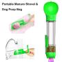 Newthinking Dog Water Bottle for Walking, Portable Dog Water Travel Dispenser with Food Container, Poop Shove and Waste Bag for Pets Outdoor Walking, Hiking, Travel