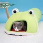 GUOXY Cat Dog Bed Pet Bed Warm Tunnel Dog Bed Cute Pet Lounger Cushion for Small Medium Large Dogs Cat Winter Kennel Puppy Mat Pet Bed Pet Nest,Frogs