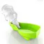 Flexzion Dog Water Bottle with Foldable Bowl Holder Drink Cup Tray Stand Attachment for Walking, Travel Drinking Dispenser Hanging Buckle Accessory for Pets, Dogs, Cats, Small Animals Flexzion Dog Water Bottle with Foldable Bowl Holder Drink Cup Tray Stand Attachment for Walking, Travel Drinking Dispenser Hanging Buckle Accessory for Pets, Dogs, Cats, Small Animals