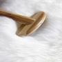 Outlavish Sheepskin Brush Bamboo Slicker, Longer Prongs, Stronger Design