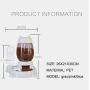 CNTJMJY Pet Transparent Water Cup Feeder Pet Automatic Drinker Pet Feeder