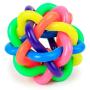 Funishi Colorful Woven Ball Intellectual Pet Toy Chew Balls with Bells Pets Accessories