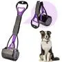 Yeuca Pooper Scooper for Large & Medium, Small Dogs, Foldable Long Handle, Sturdy and Durable Great for Gravel, Grass, Concrete & Yard Spade, Easy to use Clean & Portable High Strength Material