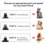 Dog Nail Grinder Black Electric Pet Nail Trimmer Slow Noise for Small Medium Large Dogs & Cats Claw Care