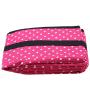 Sheens Cat Collapsible Litter Box Foldable Waterproof Fabric Wave Point Printing Pet Cat Litter Pan for Travel Outdoor Trip Camping Home Use 40 x 30 x 13cm
