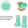 Anti-Scratch Silicone Cat Shoes Boots, Adjustable Nail Cover Precaution Scratch Gloves Cat Paw Protector, Pet Scratching Restraint Booties Kitten Cat Claws Cover for Home Bathing, Shaving Checking