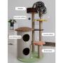 Cat Tree Tower, Cat Condo, Kitten Activity Center, Pet Play House, Sisal Scratching Post, Multi-Level Jump Platform, Tall Perches