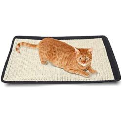 Zengup Durable Cat Scratcher, Cat Couch Protectors with Velcro Design Protect Your Furniture for Cat Grinding Claws Game Mat Sleeping Mat Door Mat