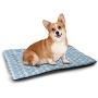 DayDayFun Whale Patterned Pet Pad Colorful Dotted Pattern with Sketch Style Mammal Silhouettes Subaquatic Wildlife Personalized Pet Placemat Multicolor
