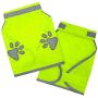 HONUTIGE Pet Safety Vest, High Visibility for Outdoor Activity Day and Night, Dog Exercise Reflective Costumes, Dog Chest Harness Adjustable, Green