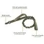 EXCELLENT ELITE SPANKER Military Bungee Dog Leash Elastic Leads Rope with 2 Padded Control Handle for Medium and Small Dogs EXCELLENT ELITE SPANKER Military Bungee Dog Leash Elastic Leads Rope with 2 Padded Control Handle for Medium and Small Dogs