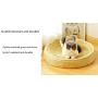 Natural Straw Small Medium Cat and Dog Sofas, Beds, Comfortable Cat Scratcher, Dual Purpose for Bed and Scratcher, Pet Bed, Environmentally Friendly(L )