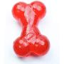 Ethical Pets SPOT Play Strong Medium Bone 5.5” | Dog Toys For Aggressive Chewers | Indestructible Dog Toys | Bone | Chew Toys For Aggressive Dogs | Interactive Dog Toy | Dog Chew Toys For Aggressive Chewers, Red (54004)