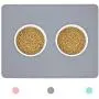Ptlom Pet Placemat for Dog and Cat, Mat for Prevent Food and Water Overflow, Suitable for Medium and Small Pet,Silicone, 18'' 14'' Ptlom Pet Placemat for Dog and Cat, Mat for Prevent Food and Water Overflow, Suitable for Medium and Small Pet,Silicone, 18'' 14''