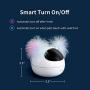 HIPIPET Automatic Cat Laser Toys Interactive Kitten Toy for Indoor Cats Random Rotating Smart On/Off Robotic Electronic Cat Toy Low Noise Battery Powered