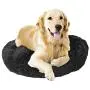 Downtown Pet Supply Premium Donut Dog Bed, Cozy Poof Style Giant Pet Bed Great for Cats & Dogs - Orthopedic, Washable, Durable Dog Bed (Black, XX-Large)