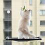 Ropipala Cat Hammock, Washable Cat Window Perch & Sleeping Pad, Cat beds Indoor Hammock for Pets, 360°Sunbath Window, Pet Resting Seat Safety Cat Shelves, Refer to The Installation Tutorial