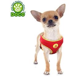 DOCO Athletica Runner Mesh Dog Harness - No Pull, Easy Step-in Reflective, Custom Comfort Hugging Chest Plate