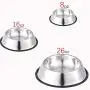 NAIYO Dog Bowl Stainless Steel Dog Bowl with Rubber Base for 8oz 16oz 26oz Small/Medium/Large Dogs,Pets Feeder Bowl and Water Bowl Perfect Choice,Dogs and Kittens NAIYO Dog Bowl Stainless Steel Dog Bowl with Rubber Base for 8oz 16oz 26oz Small/Medium/Large Dogs,Pets Feeder Bowl and Water Bowl Perfect Choice,Dogs and Kittens