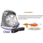 Cat Harness and Leash Escape Proof and Dog Harness Adjustable Soft Mesh Vest Harness for Walking with Reflective Strap for Pet Kitten Puppy Rabbit