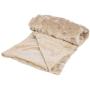 PETIQUE PB01801000 The Velvet Blanky Pet Blanket, Tan, One Size