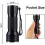 Pocketman 21 LED UV Flashlight Black Light, 395nm UV-Ultraviolet Blacklights Handheld Torch Light for Dogs, Pet Stains, Bed Bugs, Scorpions