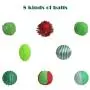 12 PCS Christmas Cat Toys - Christmas Cat Toy Stocking Gifts Including Ball, Mouse, Bell, Catnip Toys, Crinkle Balls, Interactive Kitten Toys 12 PCS Christmas Cat Toys - Christmas Cat Toy Stocking Gifts Including Ball, Mouse, Bell, Catnip Toys, Crinkle Balls, Interactive Kitten Toys