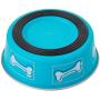 Loving Pets Coastal Bella Bowl for Dogs, Small, Aqua Sea