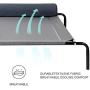 Loves cabin Bolster Elevated Dog Bed, 49in Pet Dog Beds for Extra Large Medium Small Dogs - Portable Dog Cot for Camping or Beach, Durable Fall Frame Raised Dog Bed with Breathable & Removable Mesh