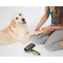 Tminnov Self Cleaning Slicker Brush, Dog Brush / Cat Brush for Shedding and Grooming, Deshedding Tool for Pet - Gently Removes Long and Loose Undercoat, Mats and Tangled Hair