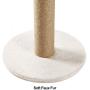 LUCKITTY Small Cat Scratching Posts Kitty Coconut Tree-Cat Scratch Post for Cats and Kittens - Plush and Sisal Scratch Pole Cat Scratcher