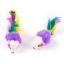 PPSTAMP 10 Pcs False Mouse Pet cat Toys Interactive Mice & Animal Playing Toys for Cats Kitten 4.5 x 2.5 cm