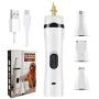 HYTONG Dog Nail Grinder and Dog Clippers,Multi-Function Electric Rechargeable Pet Trimmer Painless Paws Grooming & Smoothing for Small Medium Large Dogs & Cats