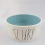 Rae Dunn Ceramic Pet Bowl Dog Cat Dish Slurp 6 Inch