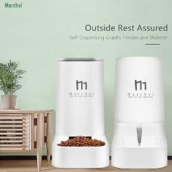 PAKEWAY Cat Dog Feeder and Waterer Pet Self-Dispensing