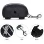 Dog Poop Bag Holder Leash Attachment,Poop bag dispenser with iron hook,for outdoors,waiking running and hiking(Black) Dog Poop Bag Holder Leash Attachment,Poop bag dispenser with iron hook,for outdoors,waiking running and hiking(Black)