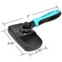 Vets Pride USA Self-Cleaning Slicker Dog Brush for Shedding - Cat and Dog Grooming Brush Removes Tangled Hair and Loose Undercoat - Easily Remove Hair from Shedding Brush with Press of a Button
