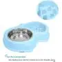 UPSKY Slow Feeder Dog Bowl No Choking Slow Feeder Bloat Stop Dog Food Water Bowl (Sky Blue) UPSKY Slow Feeder Dog Bowl No Choking Slow Feeder Bloat Stop Dog Food Water Bowl (Sky Blue)