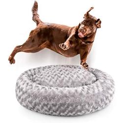 Beewarm Comfortable Cuddler Dog and Cat Bed Oval (24/32) - Lifetime Replacement - Washable Ultra Soft Cushion Bed