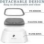QUXIANG Dog Water Bowl Dog Bowl Slow Water Feeder No-Spill Pet Water Bowl 35oz (1L) Splash Proof Anti Spill Slow Feeder Dish Vehicle Carried Dog Water Bowl for Dogs/Cats/Pets