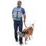Mobile Dog Gear, Dog Travel Bag, Drop Bottom Week Away Backpack for Medium and Large Dogs, Includes 2 Lined Food Carriers and 2 Collapsible Dog Bowls