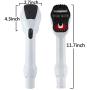 EZ SPARES Compatible Vacuum Parts Replacement for Dys V6 DC35,Dog Cat Animal Pet Attachment Massage Handheld Brush Electrostatic Absorption Vacuum Cleaner Instruction