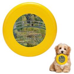 Pet Frisbee Flying Disc Dog Toy - Multifunction The Waterlily Pond with The Japanese Bridge Claude Monet